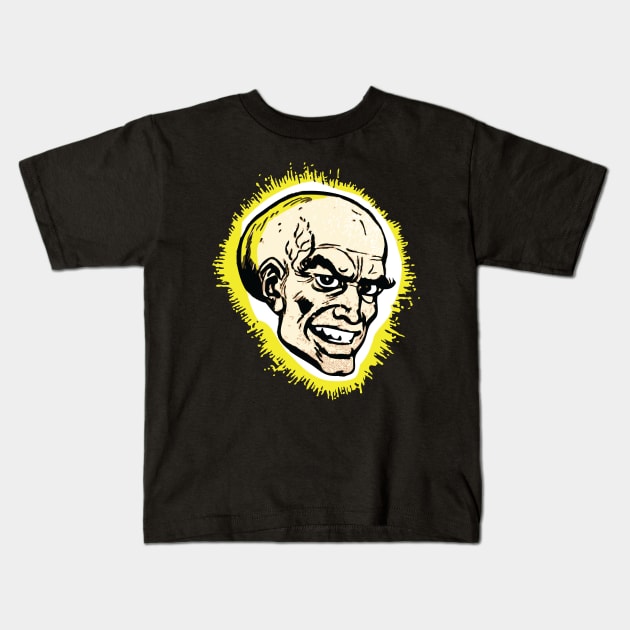 Great Bald Head Kids T-Shirt by Megatrip